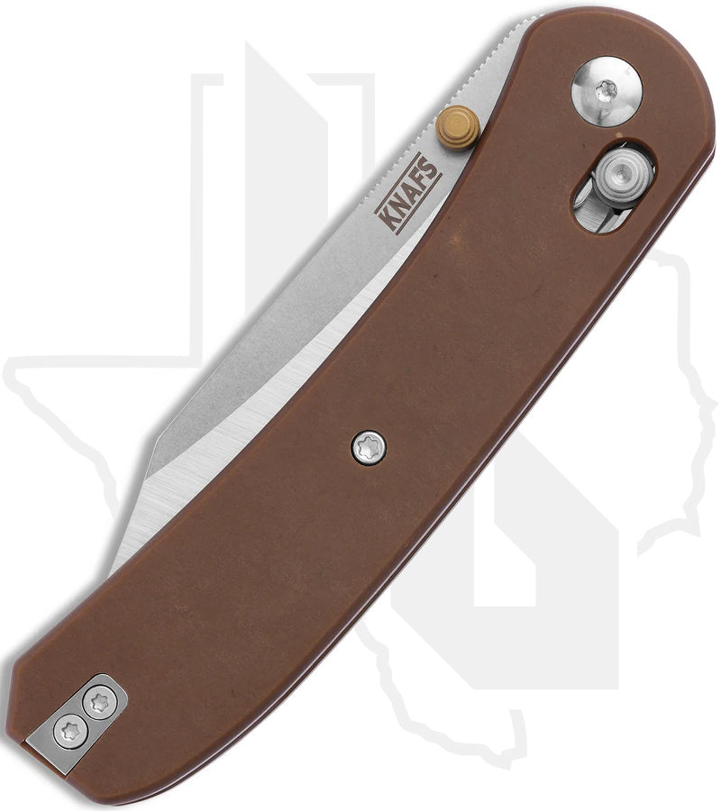 KNAFS Lander 2 KNAFS-00408 - Brown Paper Micarta, Satin