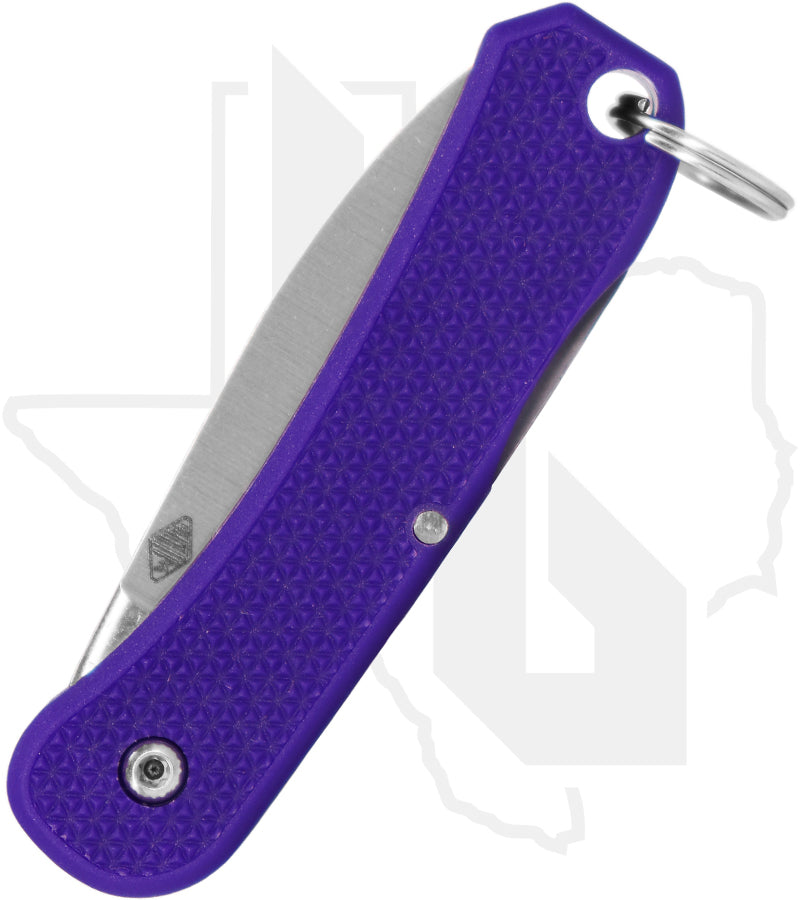 KNAFS Lander 6 KNAFS-00427 - Mini Keychain Knife, Purple FRN, Satin