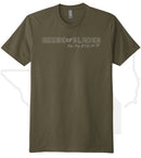 House of Blades T-Shirt "Knife Shop" Circle Design - Olive Green