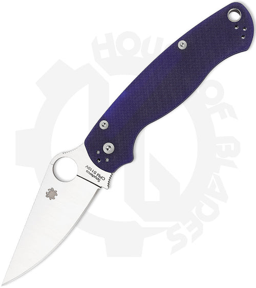 Spyderco Para Military 2 C81GPDBL2 - Blue G-10