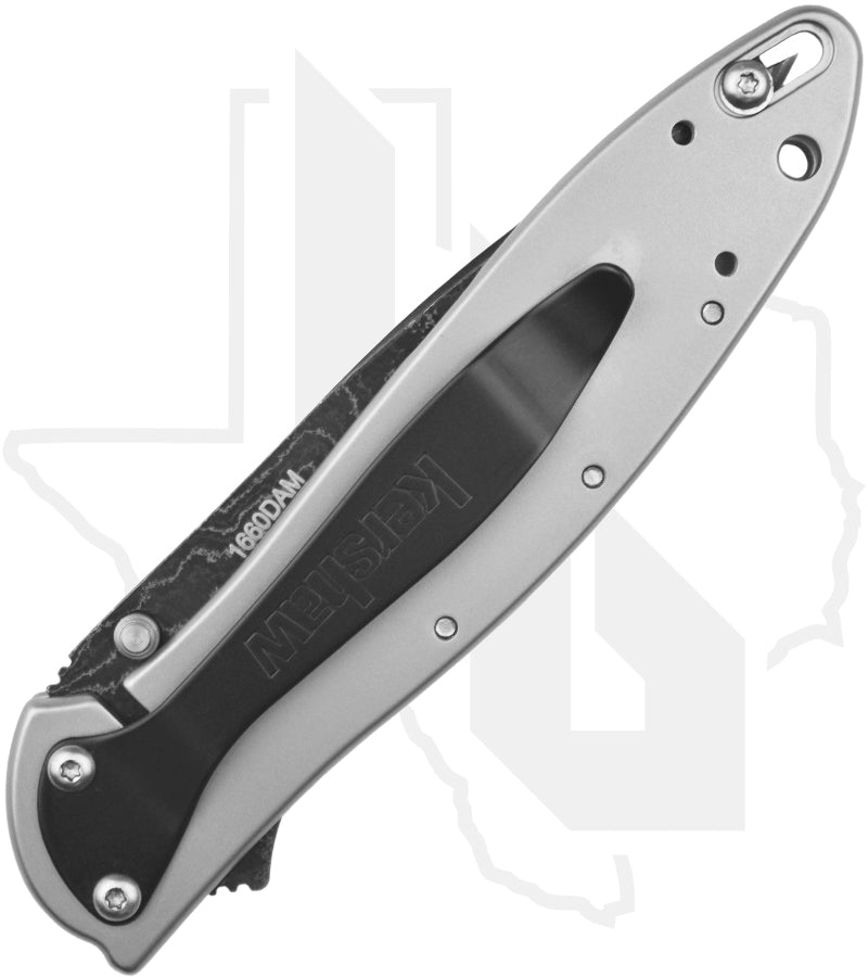 Kershaw Leek Ken Onion 1660DAM - Stainless Steel, Damascus