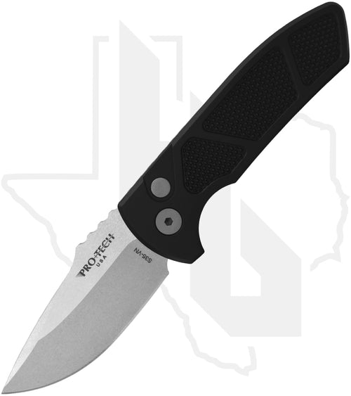 Pro-Tech SBR LG405 - Textured Black Aluminum, Stonewashed