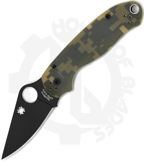 Spyderco Para 3 C223GPCMOBK - Black, Camo G-10
