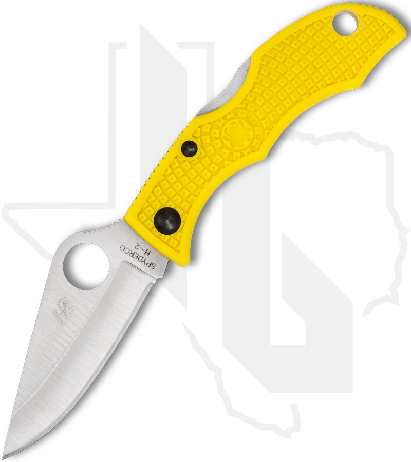 Spyderco Ladybug 3 Salt LYLP3 - Yellow FRN