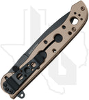 CRKT M16-03BK - Bronze Stainless Steel, Spear Point