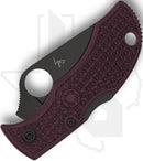 Spyderco Sprint Run Manbug MBBGBKP - Black, Burgundy FRN