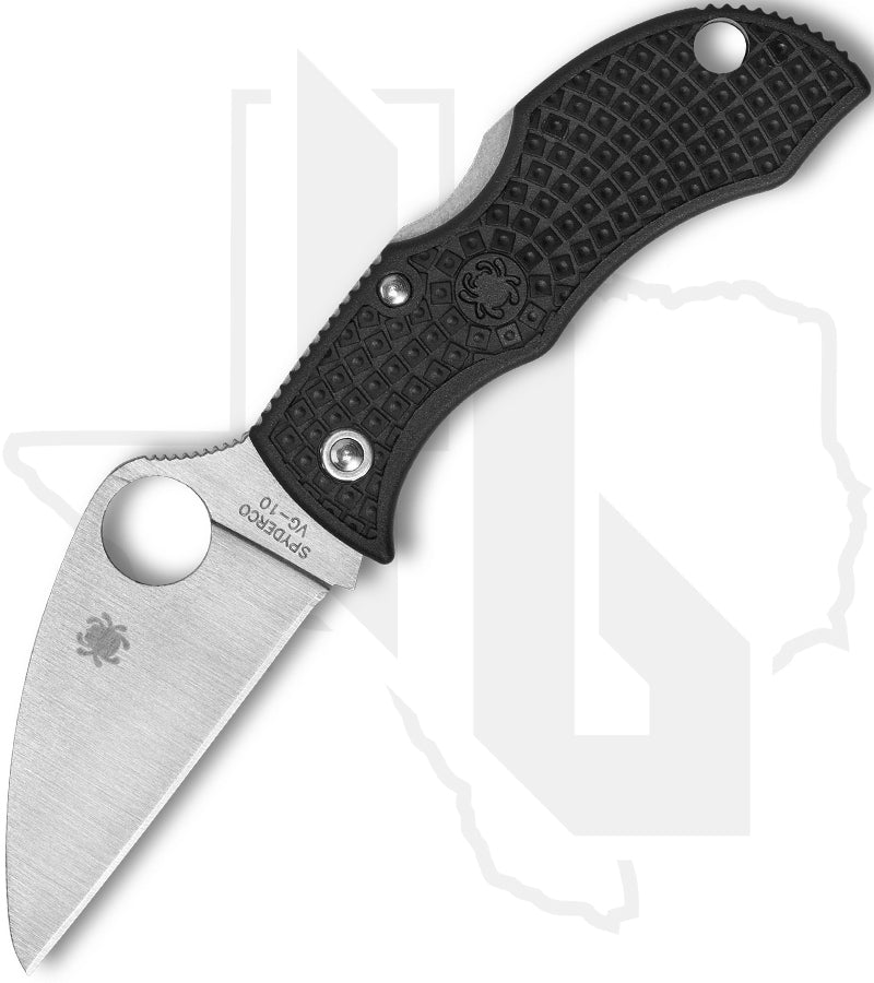 Spyderco Manbug MBKWP - Black FRN, Wharncliffe