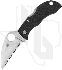 Spyderco Manbug MBKWS - Black FRN, Wharncliffe, SpyderEdge