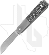 Jack Wolf Knives Midnight Jack MIDNI-02-FC-WS - White Storm Fat Carbon