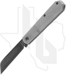 Jack Wolf Knives Midnight Jack MIDNI-02-TI-JIG-REV-TUX - Jigged Titanium Reverse Tux