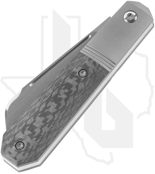 Jack Wolf Knives Midnight Jack MIDNI-02-TWILL-CF - Twill Carbon Fiber