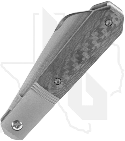 Jack Wolf Knives Midnight Jack MIDNI-02-TWILL-CF - Twill Carbon Fiber