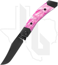 Jack Wolf Knives Mini Cyborg Jack MINCY-01-KIR-COSPNK - Cosmic Pink Kirinite