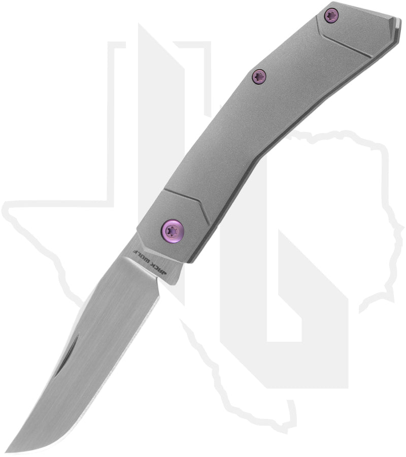 Jack Wolf Knives Mini Cyborg Jack MINCY-01-TI-SMOOTH - Smooth Titanium