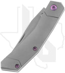 Jack Wolf Knives Mini Cyborg Jack MINCY-01-TI-SMOOTH - Smooth Titanium