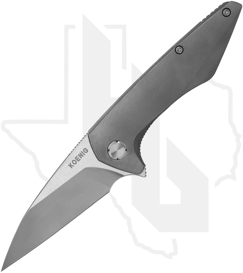 Koenig Mini Goblin MINI-GOBLIN - Smooth Titanium, M390