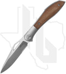 Moen Tooling Mongoose Front Flipper MTMFFNM - Titanium, Brown Micarta Inlays