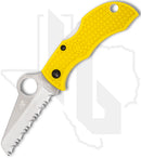 Spyderco Manbug Salt MYLS - Yellow FRN, SpyderEdge
