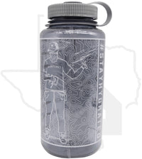 All American Maker 32oz #knifenut Nalgene Water Bottle - Titanium Gray