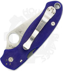 Spyderco Para 3 C223GPDBL - Dark Blue G-10