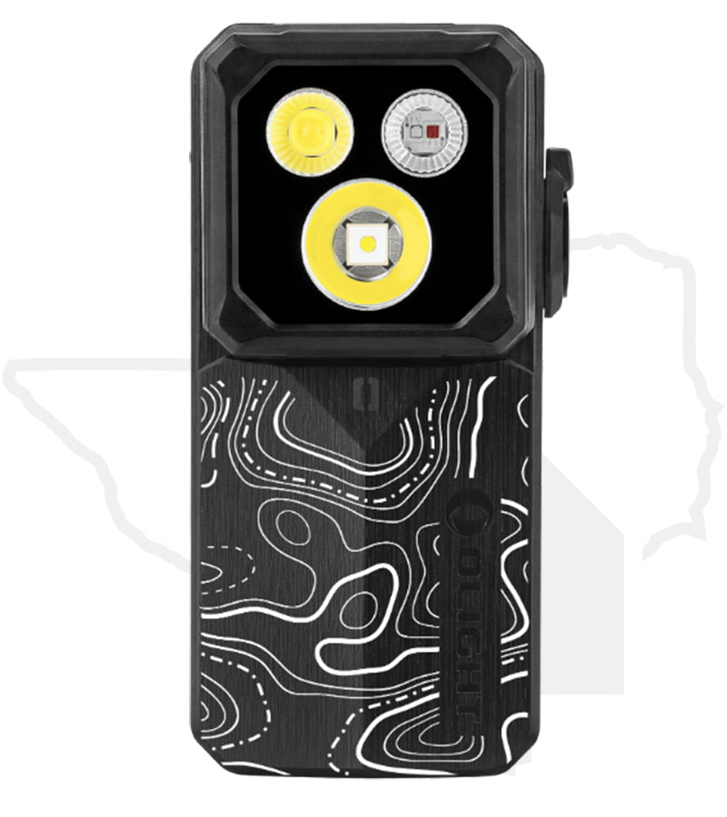 Olight Oclip 2 Ultra OCLIP2ULTRAOB-TOPO - Onyx Black, Topo
