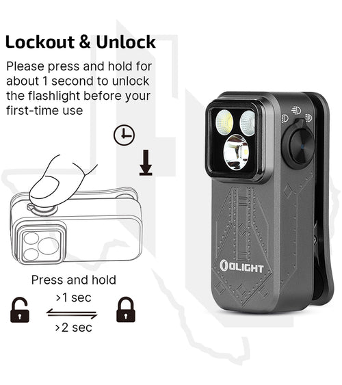 Olight O'Clip Pro OCLIPPROPS - Phantom Squadron