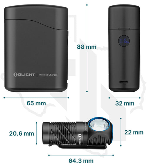 Olight Perun 3 Mini Premium Edition PERUN3MINIKITBK - Black
