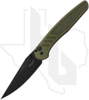 Pro-Tech Peace Neighbor Avalon PV1103-BW-GREEN - Green Battle Worn Knurled Aluminum, DLC