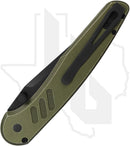 Pro-Tech Peace Neighbor Avalon PV1103-BW-GREEN - Green Battle Worn Knurled Aluminum, DLC