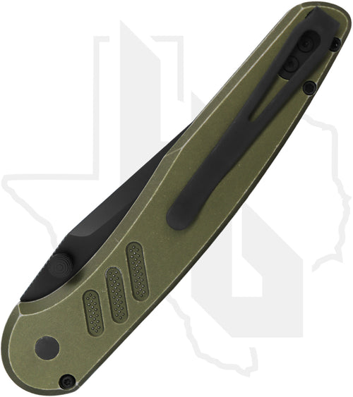 Pro-Tech Peace Neighbor Avalon PV1103-BW-GREEN - Green Battle Worn Knurled Aluminum, DLC