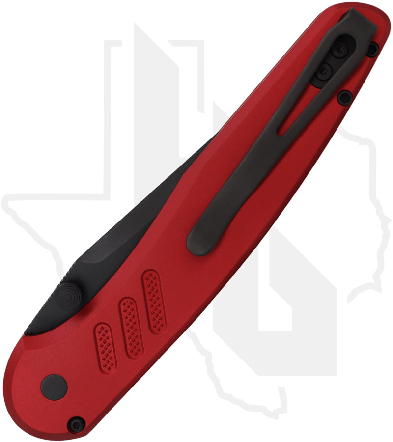 Pro-Tech Peace Neighbor Avalon PN1103-RED - Red Knurled Aluminum, DLC
