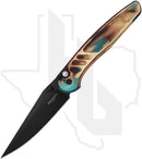 Pro-Tech Peace Neighbor Avalon PN1103-SHIPWRECK - Shipwreck Knurled Aluminum, DLC, Black Lip Pearl Button