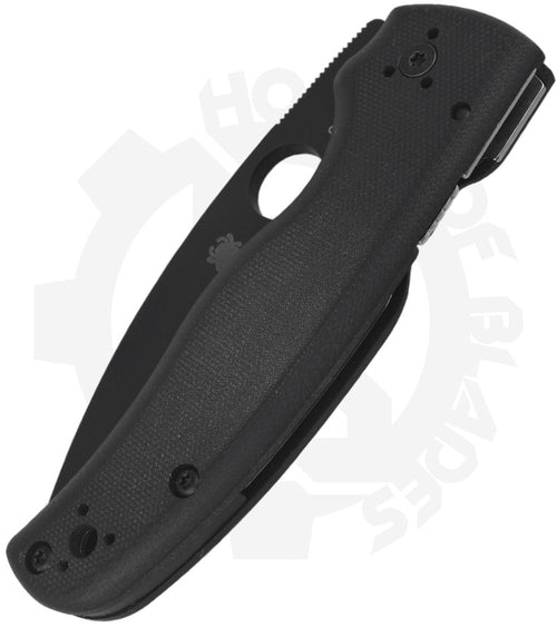 Spyderco Shaman C229GPBK - Black, Black G-10