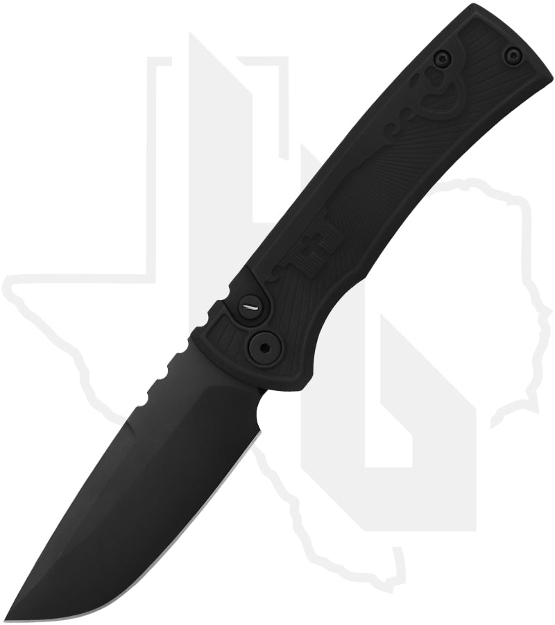 Pro-Tech Chaves Redencion Operator RCR2106-KEY-OP - Black Key Textured Aluminum, DLC, Tritium Button