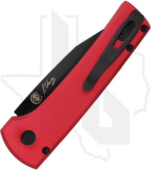 Pro-Tech Chaves Scapegoat Compact RCS1103-RED - Red Aluminum, DLC