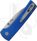Pro-Tech Chaves Scapegoat Compact RCS1105-BLUE - Blue Carbide Textured Aluminum, Stonewashed