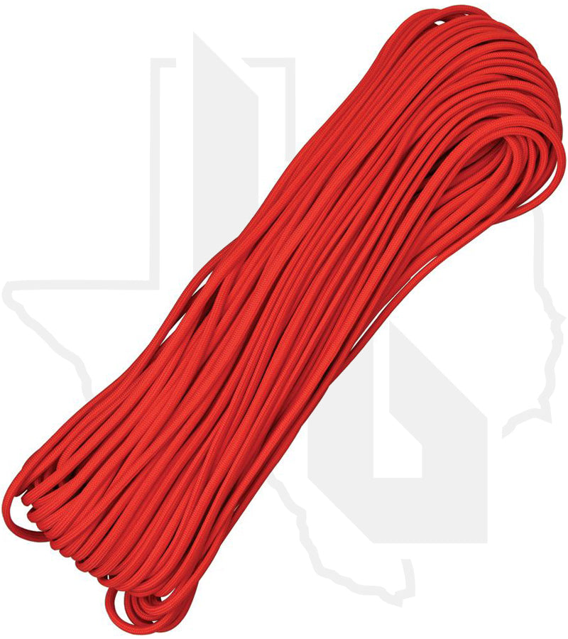 Atwood Rope MFG Red RG1011H - 550 Paracord, 100 Feet