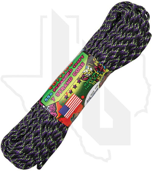 Atwood Rope MFG Undead Zombie RG1043H - 550 Paracord, 100 Feet