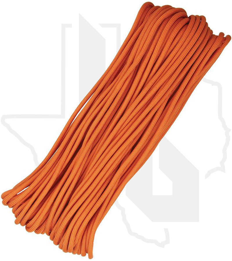 Atwood Rope MFG Burnt Orange RG1084H - 550 Paracord, 100 Feet