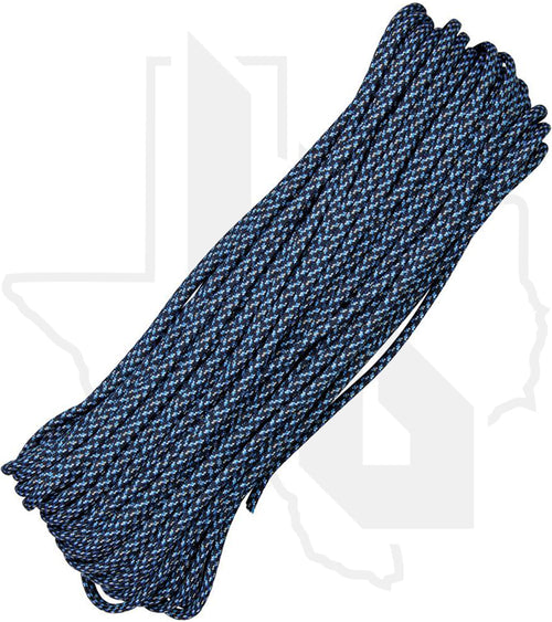 Atwood Rope MFG Blue Speck RG113H - 550 Paracord, 100 Feet