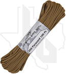Atwood Rope MFG Coyote RG1225H - 550 Paracord, 100 Feet