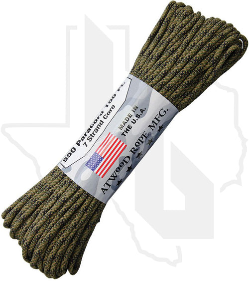 Atwood Rope MFG Valor RG1242H - 550 Paracord, 100 Feet