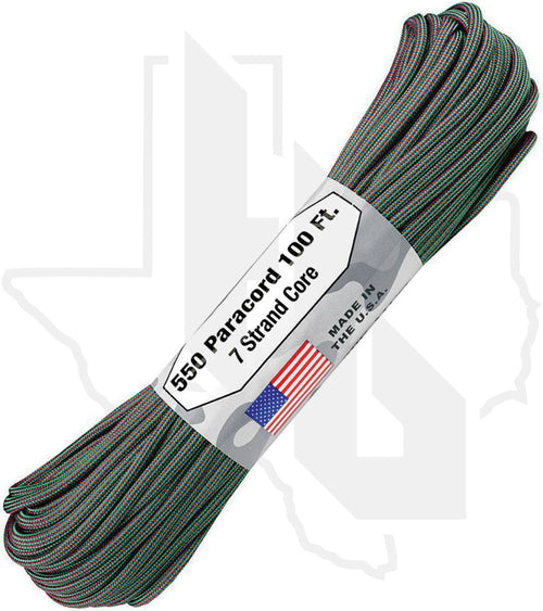 Atwood Rope MFG Chameleon RG1295H - Color-Changing, 550 Paracord, 100 Feet