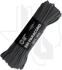 Atwood Rope MFG Diamond Blk/Gry RG1311H - 550 Paracord, 100 Feet