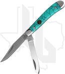 Roper Knives Peanut RP0006G - Seafoam Green Composite Stone