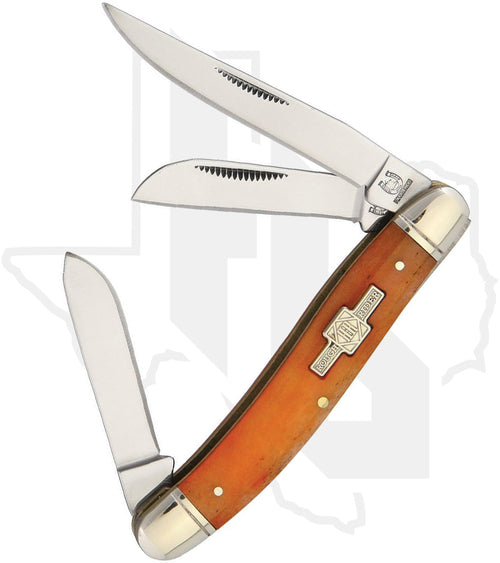 Rough Rider Stockman RR005 - Orange, Bone