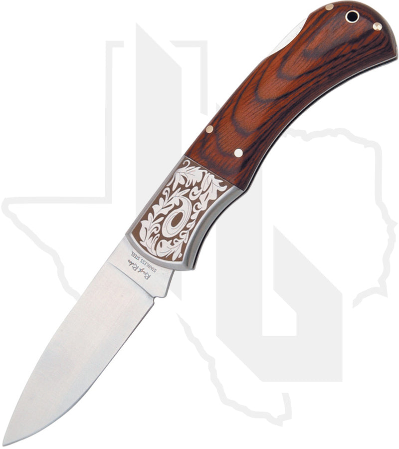 Rough Rider Lockback RR182 - Wood