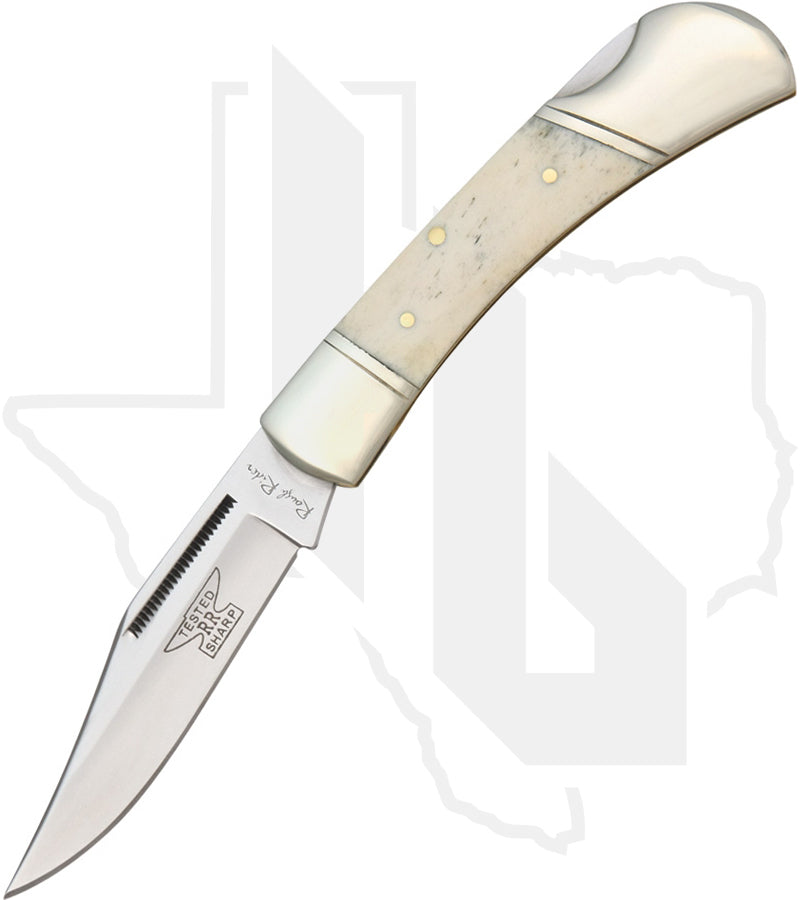 Rough Rider Lockback RR192 - White Bone, Smooth