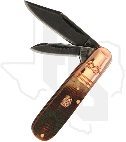 Rough Rider Backwoods Bushcrafter Barlow RR2039 - Sawcut Brown Bone
