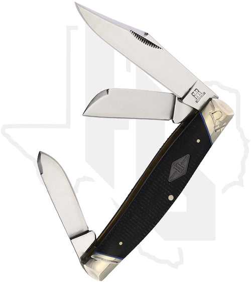 Rough Rider Stockman RR2214 - Black, Micarta